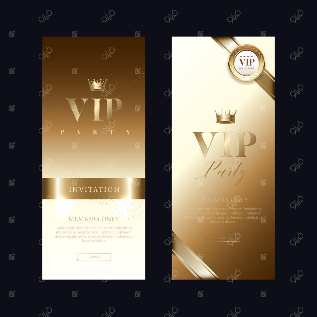 پس‌زمینه دعوت‌نامه‌های VIP و بن‌های تخفیف لوکس