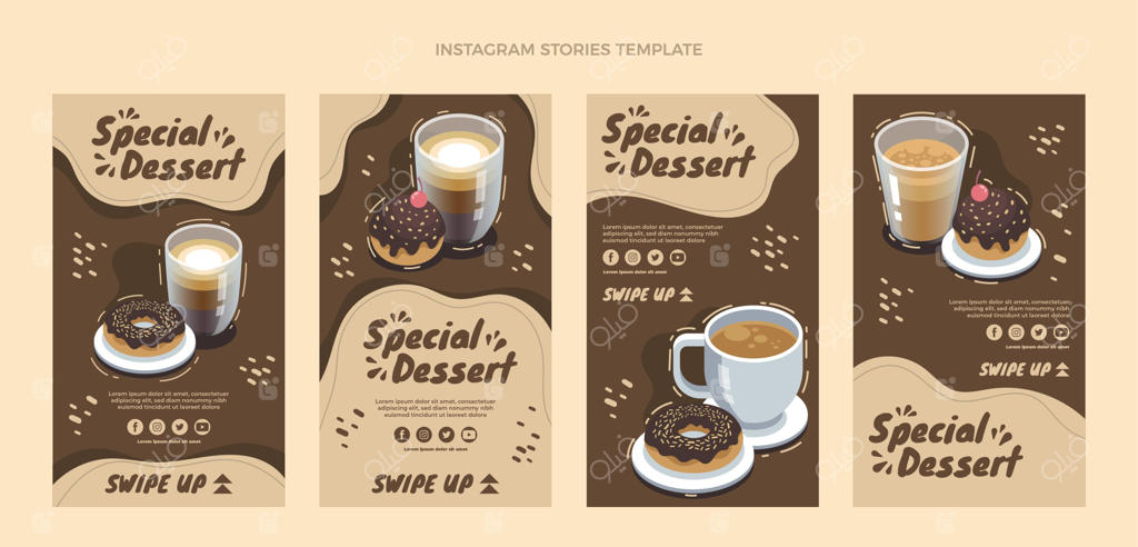 طراحی تخت: داستان‌های اینستاگرام با دسرهای ویژه