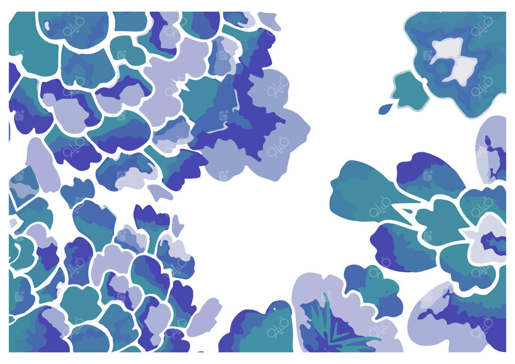 پس‌زمینه گل‌دار یا قاب با گیاه‌شناسی