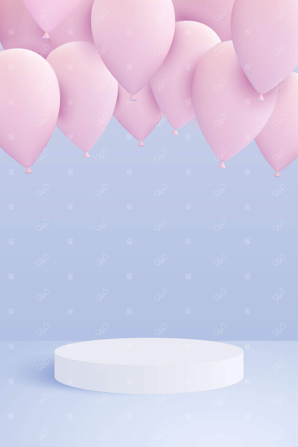 پودیوم سه‌بعدی ساده