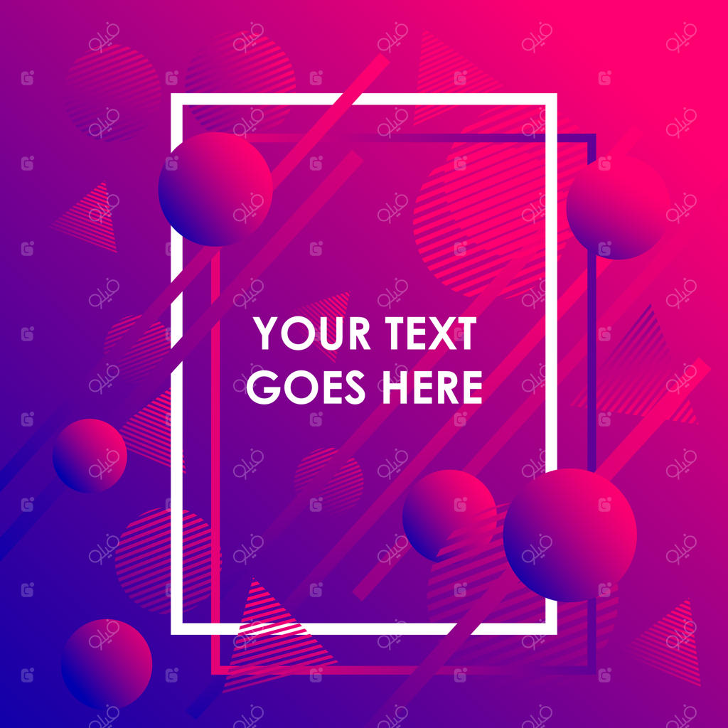 پس‌زمینه هندسی مدرن و رنگارنگ