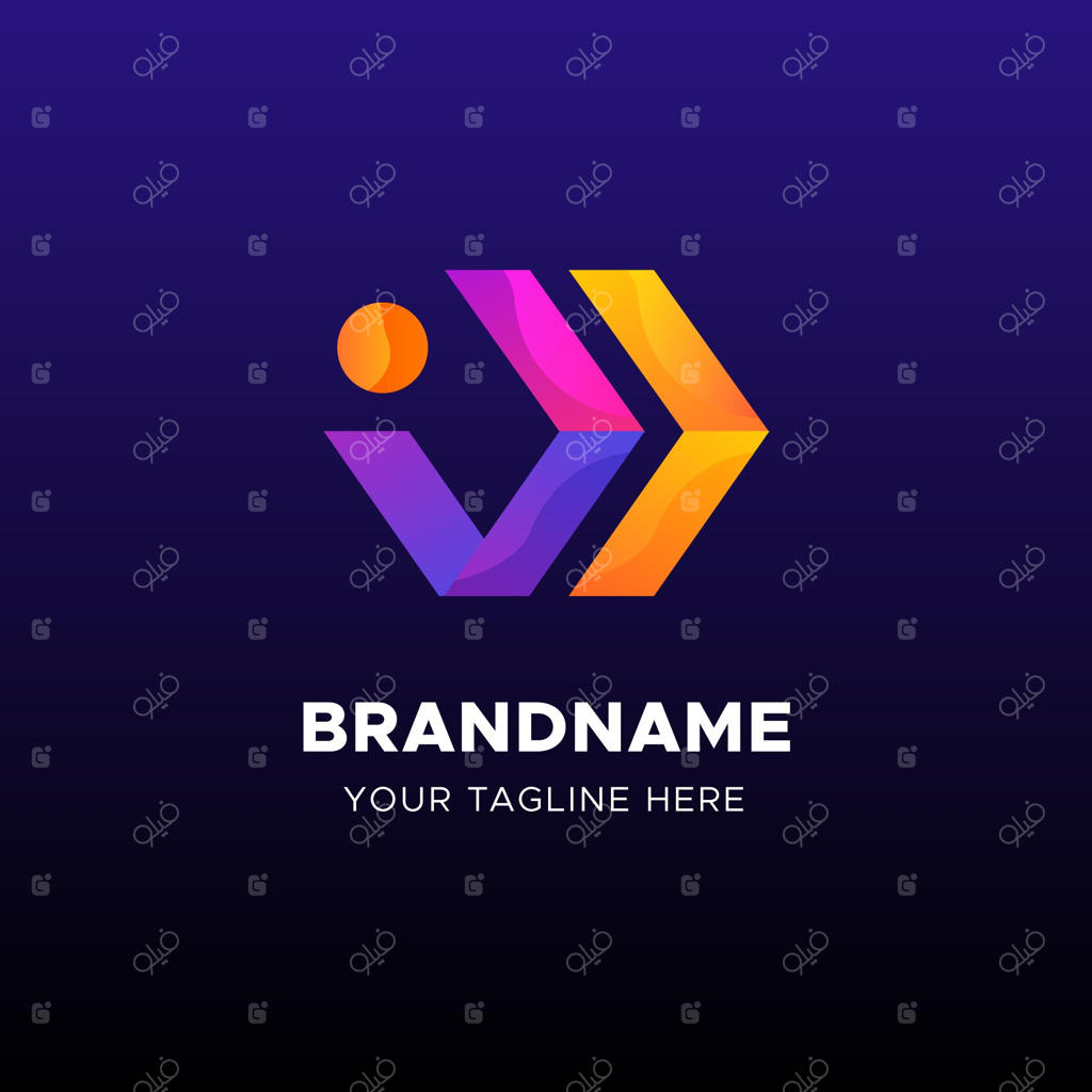 پترن تجاری با لوگوی فلش‌ها