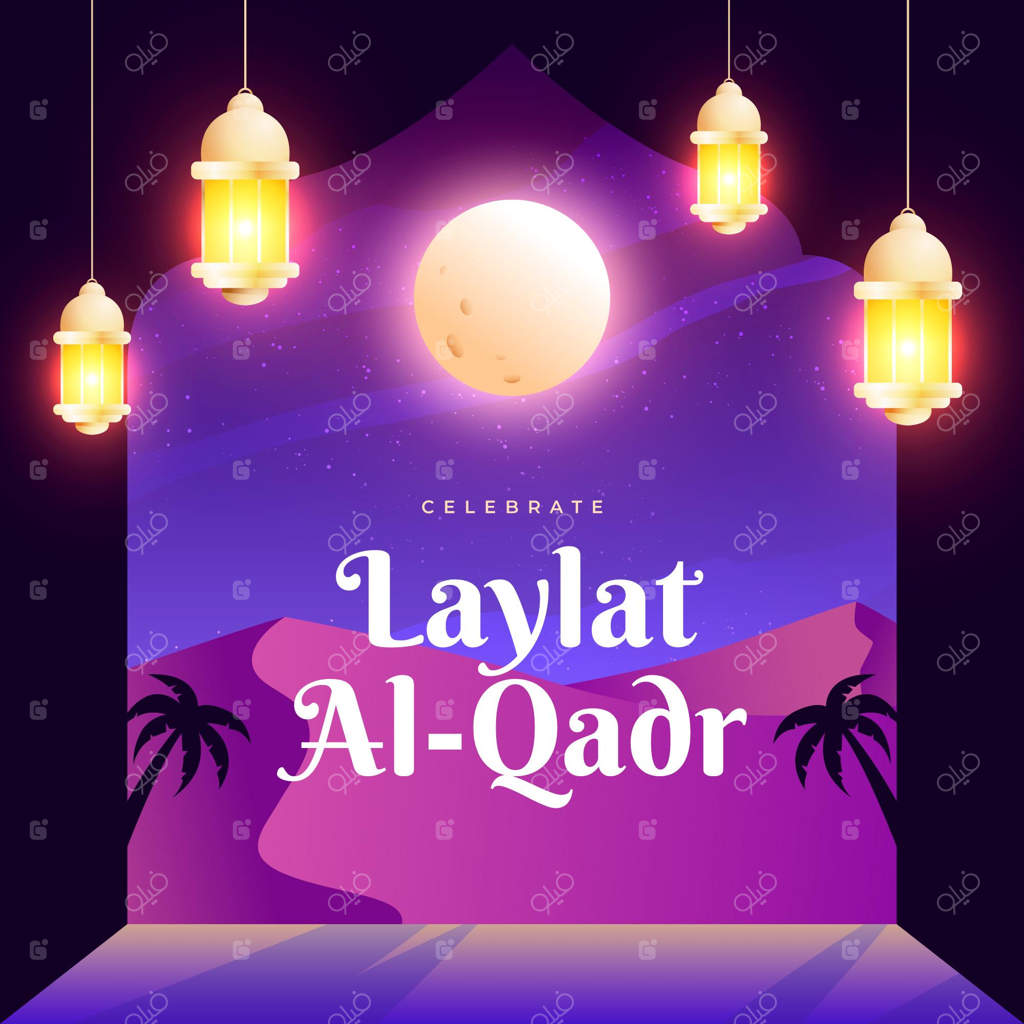 تصویر گرادیان شب قدر