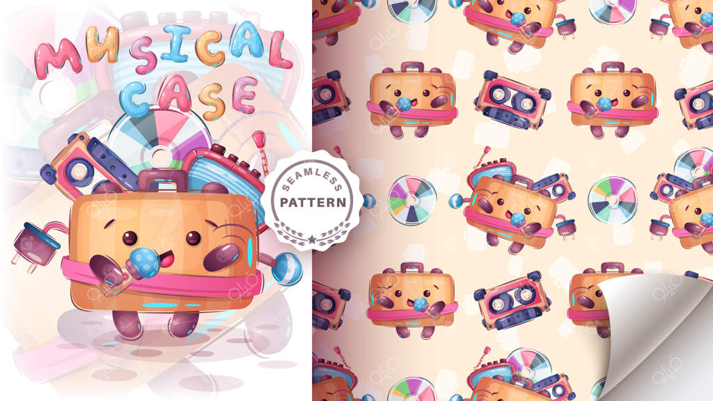 شخصیت کارتونی: چمدان موزیکال دوست‌داشتنی