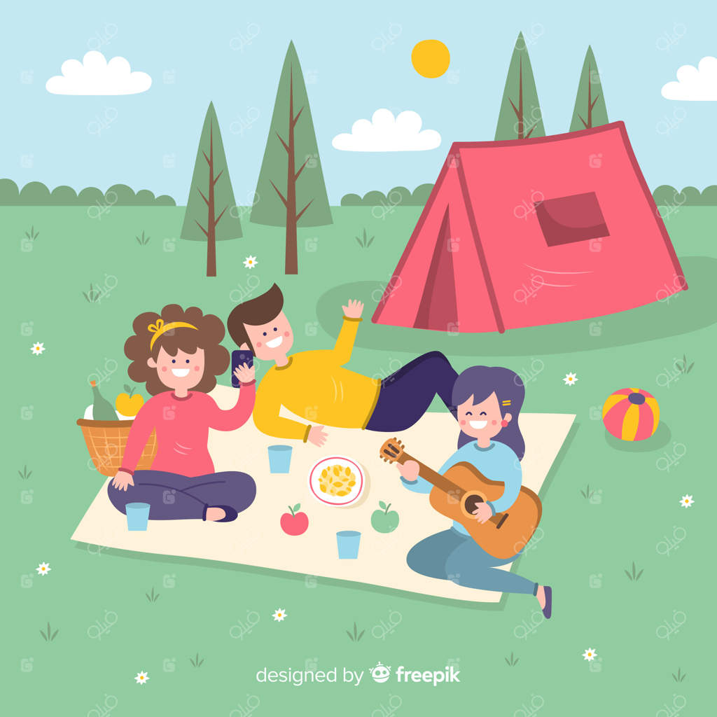 دوستان صمیمی در حال لذت بردن از تعطیلات تابستانی