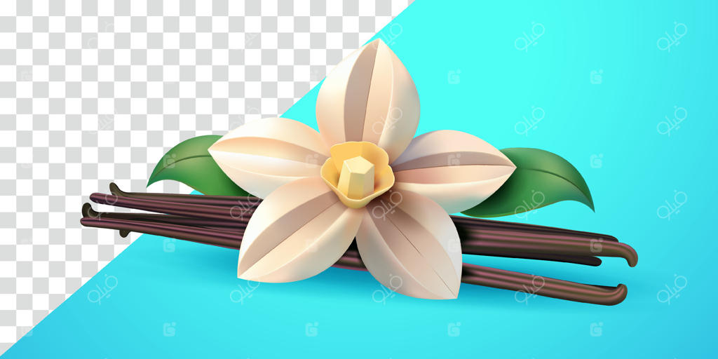 گل وانیل سه‌بعدی؛ مناسب برای دکوراسیون، عناصر، غذا، نوشیدنی و تبلیغات