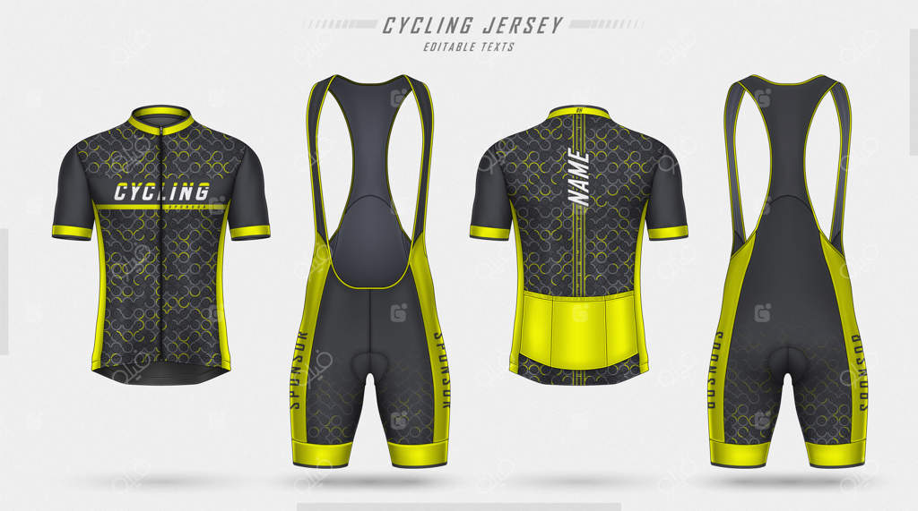 جلوباز و پشت‌پیراهن دوچرخه‌سواری