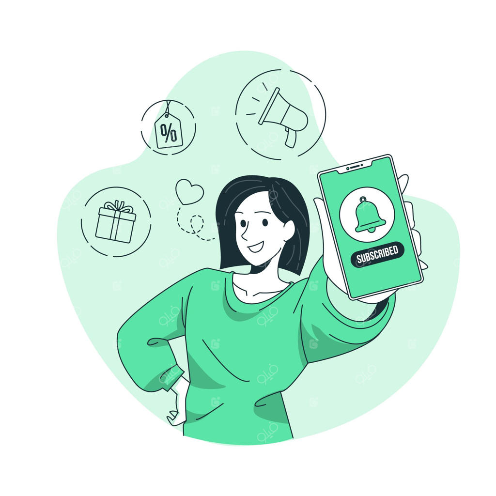 تصویرسازی مفهوم مشترکین