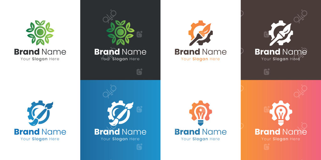 هشت طراحی لوگوی نوآورانه که ایده‌های فناوری طبیعت و روشنایی را به نمایش می‌گذارند