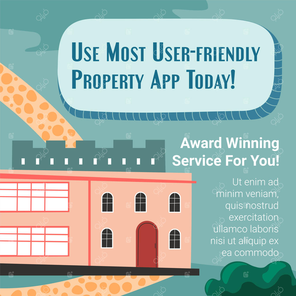 بنر اپلیکیشن‌های کاربرپسند ارزیابی املاک