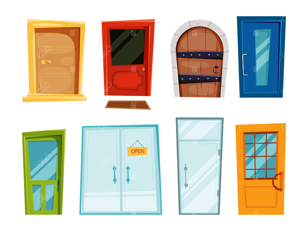 سیم‌های کابل الکتریکی با آمپراژ و رنگ‌های مختلف - تصاویر وکتوری به سبک کارتونی