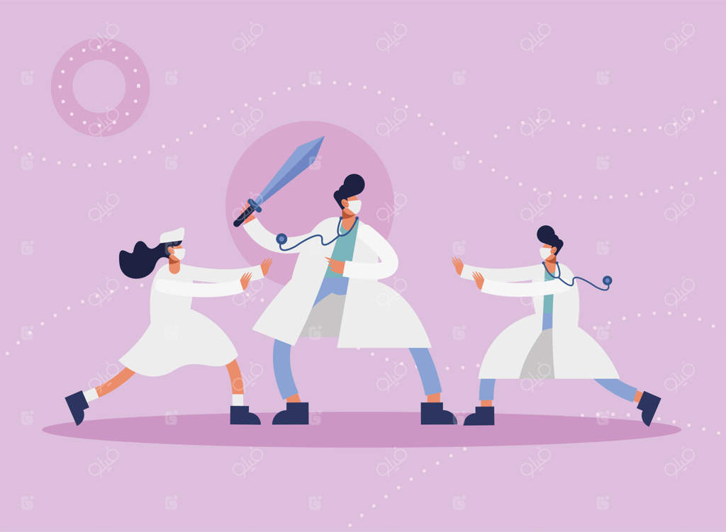 درگیری بین پزشکان و پرستاران