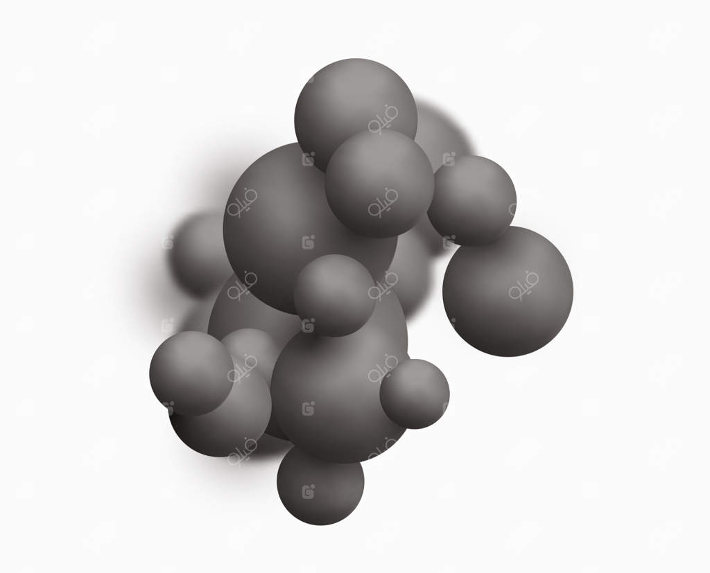 زمینه‌ای با توپ‌های سیاه و افکت محو. کره‌های سه‌بعدی دایره‌ای شکل. عناصر طراحی هندسی و پترن توپ‌ها. اشکال پرنده در فضای خالی. طراحی برای پوستر، بنر و پلاکارد. تصویرسازی وکتور.