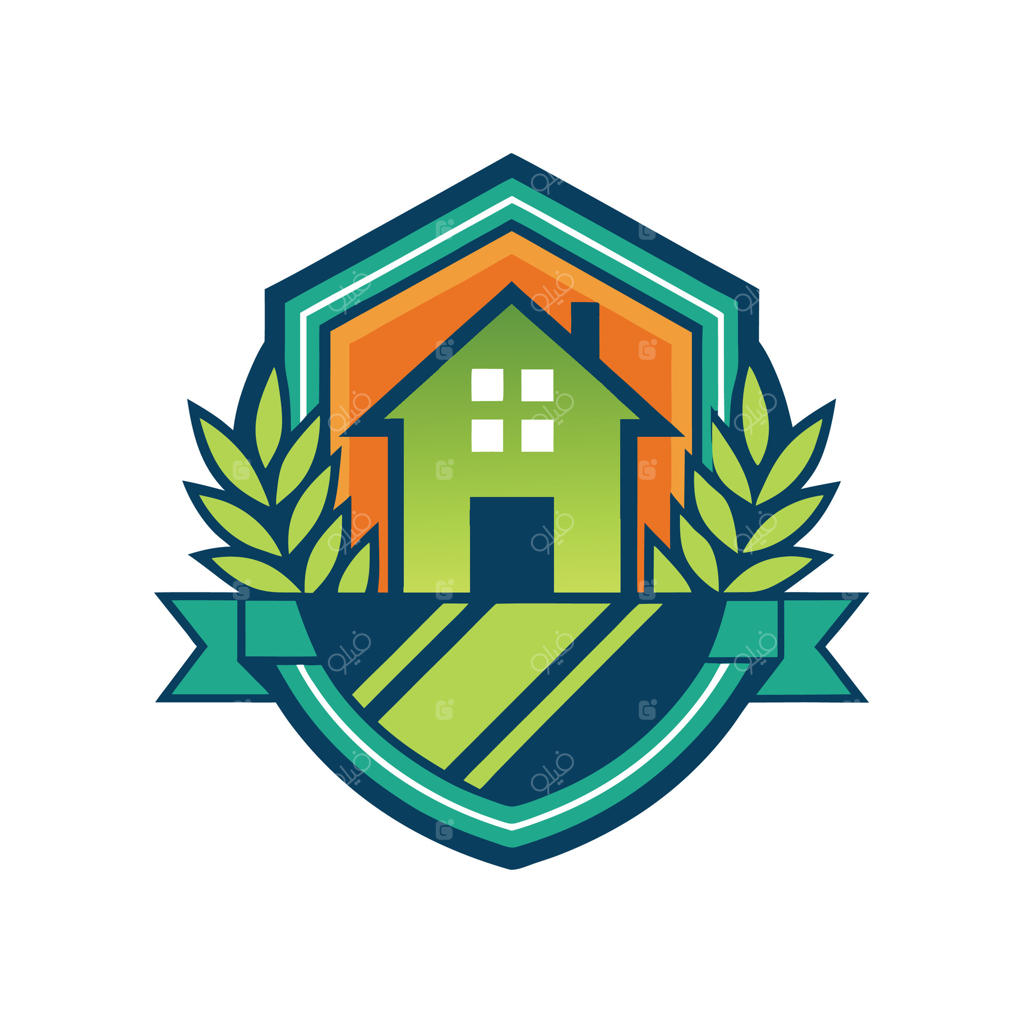 طراحی لوگو: گلخانه در باغچه خانه، پرورش نهال‌ها