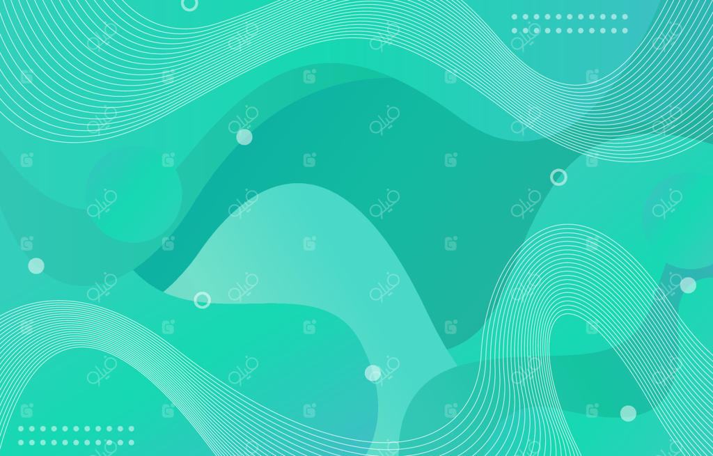 پس‌زمینه مایع هندسی با رنگ‌های نعنایی