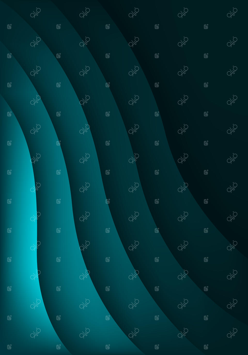 پس‌زمینه وکتور گرافیکی با لایه‌های مثلثی هندسی و همپوشان برای طراحی متن و پیام