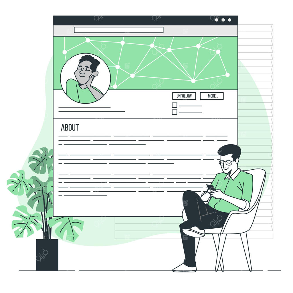 تصویرسازی مفهوم زندگینامه اجتماعی