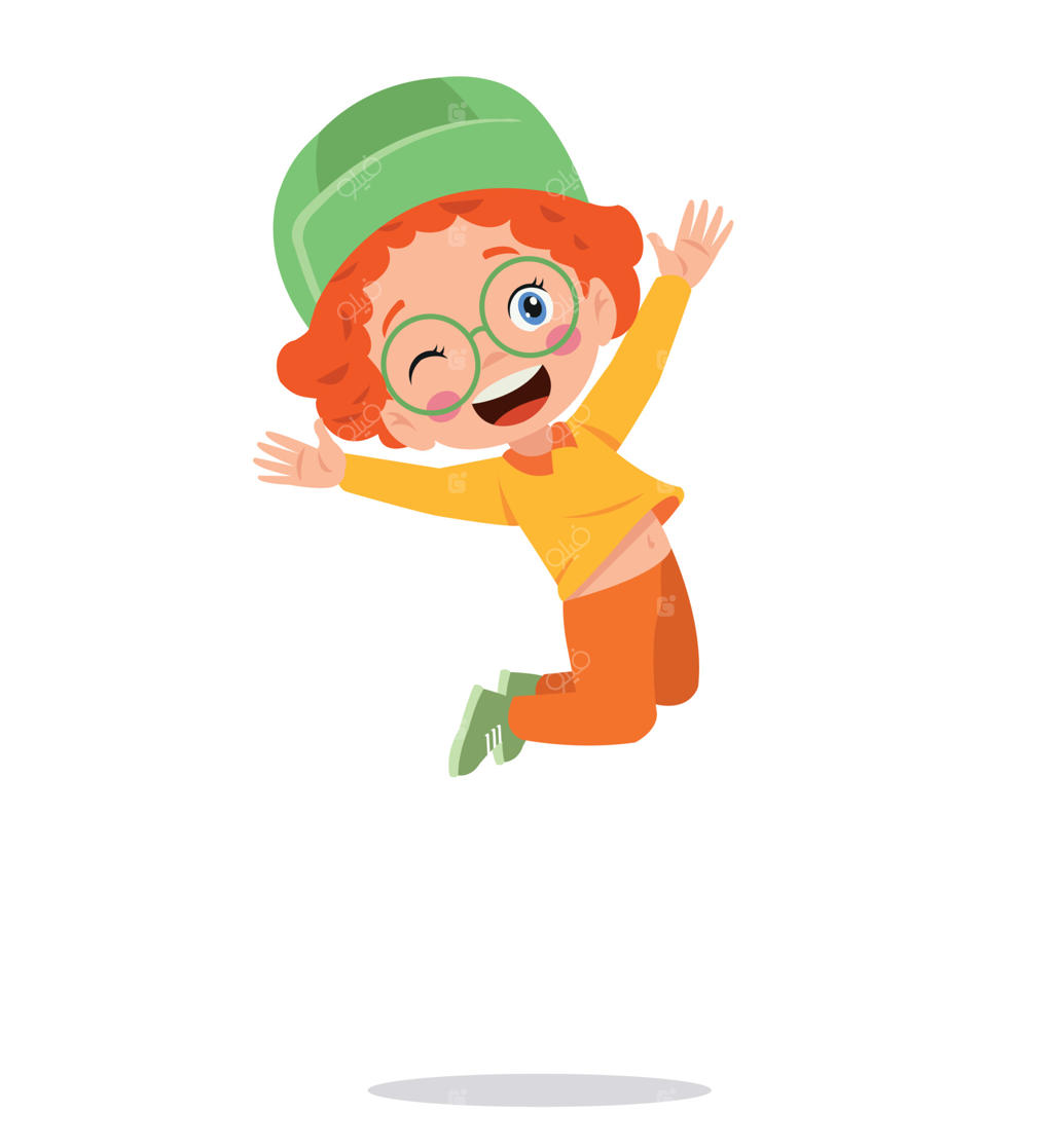 بچه‌های پر جنب و جوش: کودکان شاد و خندان در حال بازی و پرش در حالت‌های مختلف. تصاویر شاداب و خندان بچه‌ها و کودکان.