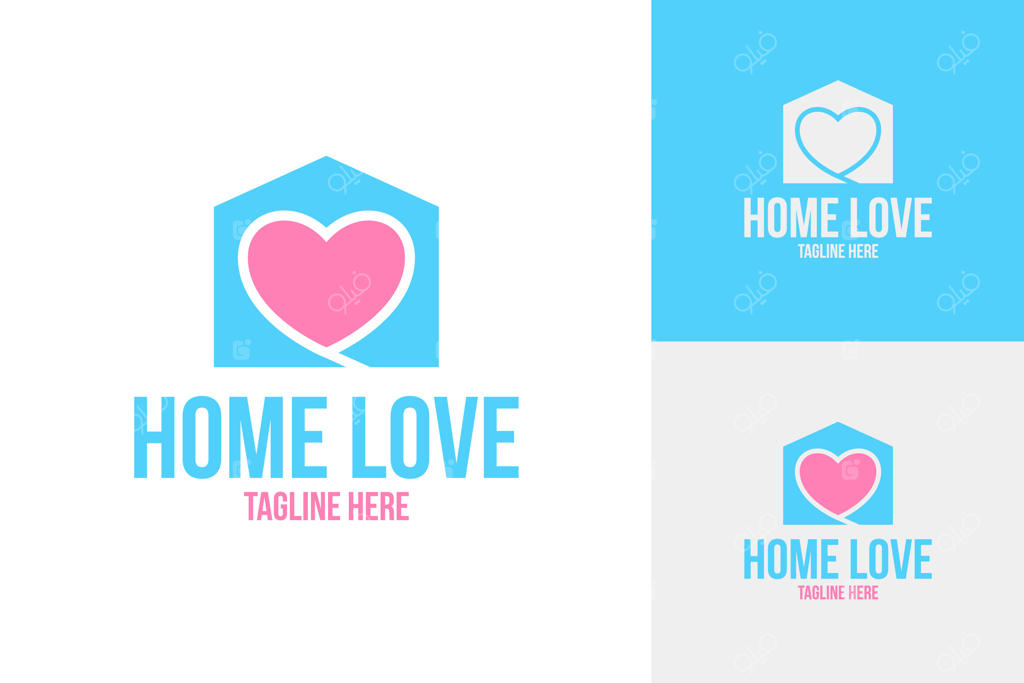 طراحی لوگو با عشق برای مراقبت در منزل