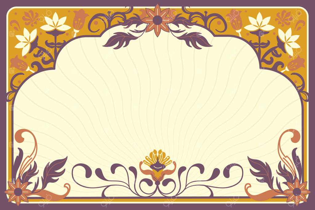 زمینه تخت آر نوو