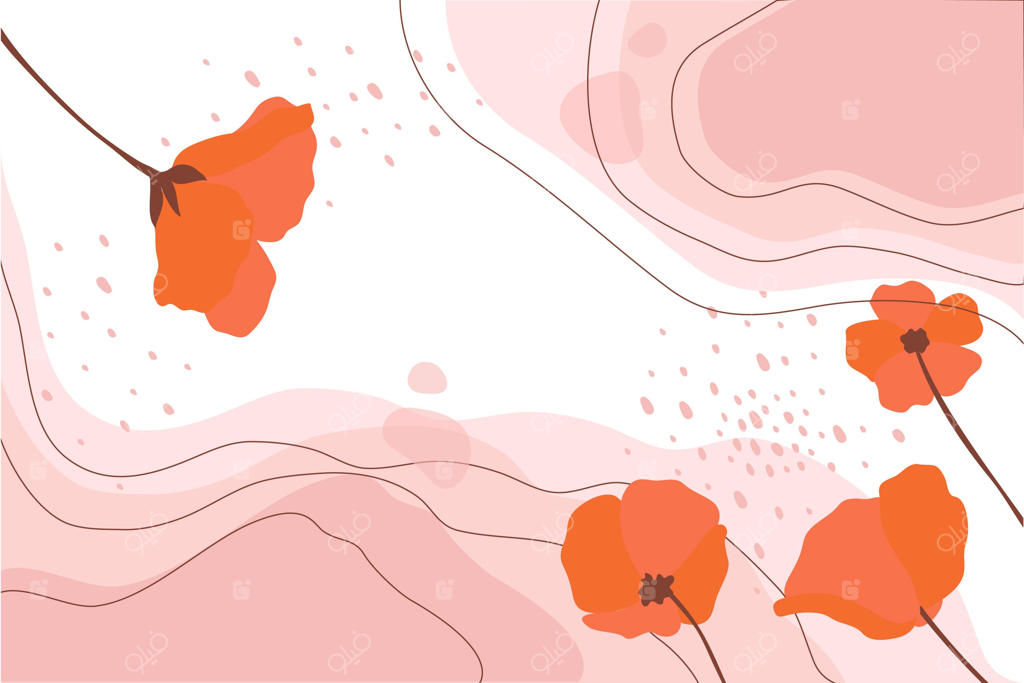 پس‌زمینه مینیمال طرح دستی