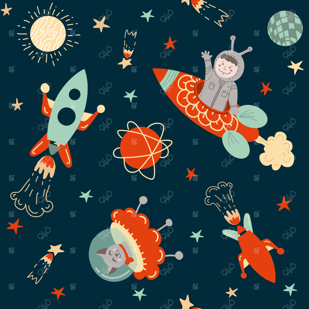 موشک در فضا: گربه فضانورد و سیارک‌ها و ستارگان