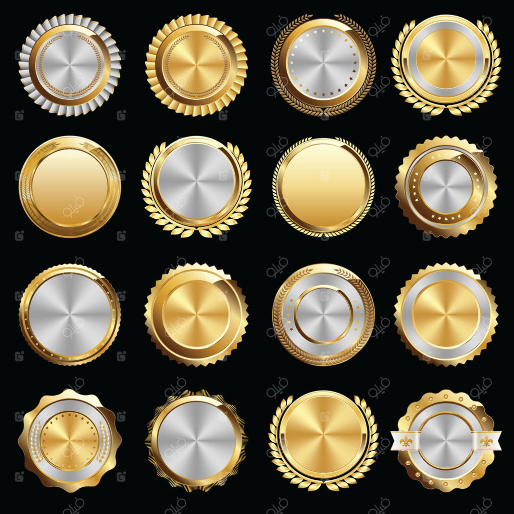 مجموعه مهرها و نشان‌های گواهینامه طلا و نقره