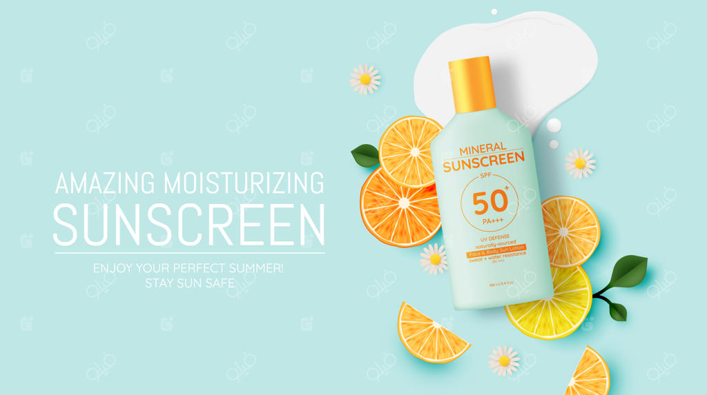 طراحی محصولات آرایشی حفاظتی، طراحی محصولات ضدآفتاب و آفتاب‌گرفتن برای صورت و بدن