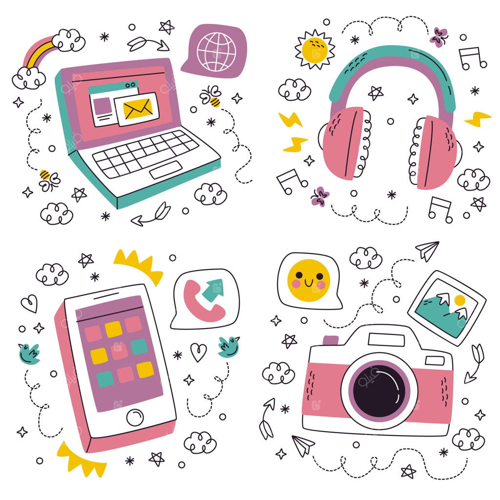 برچسب‌های دستگاه‌های کارتونی کلاسیک