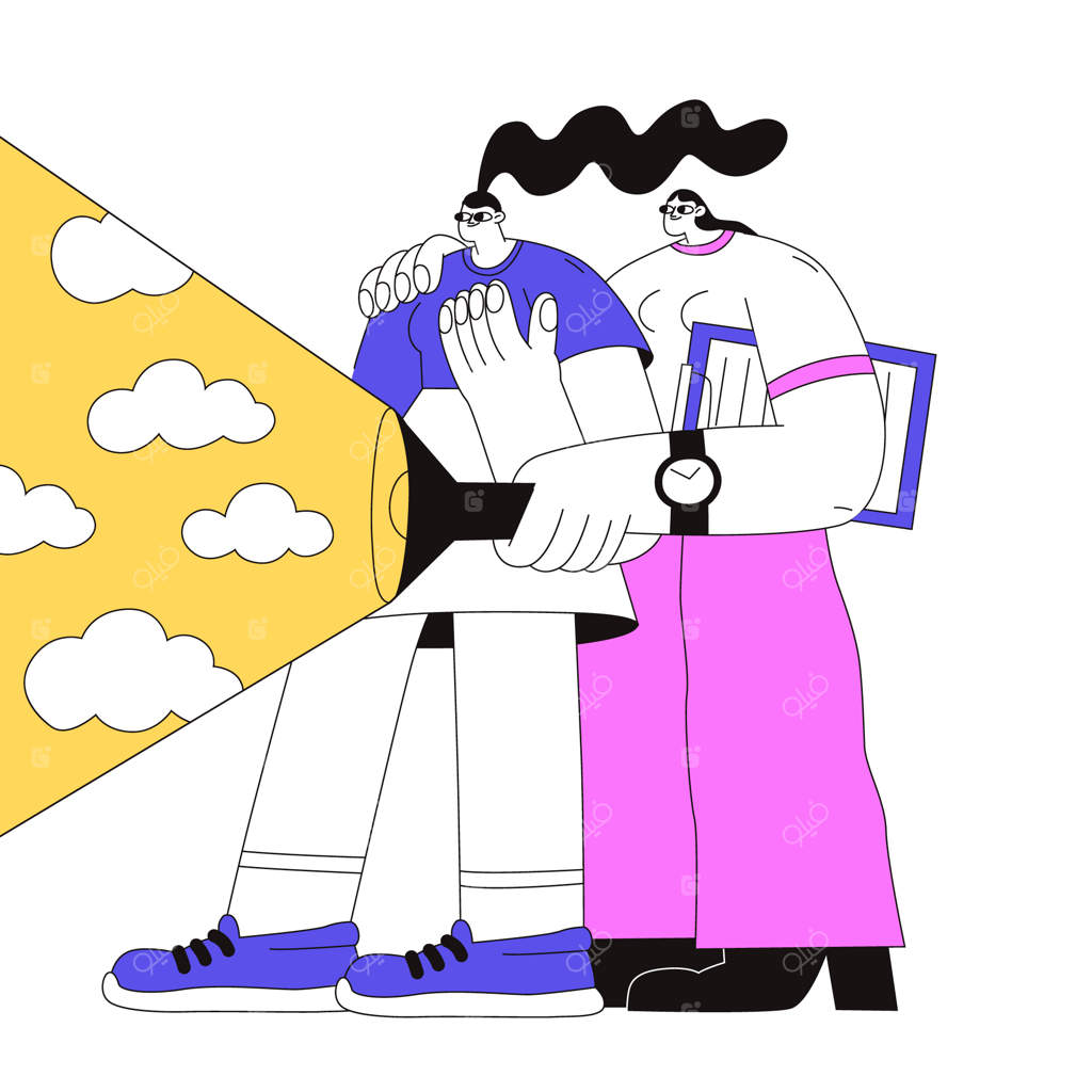 تصویرسازی سلامت روان به صورت دستی کشیده شده