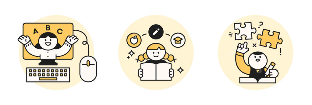 مفهوم آموزش: یادگیری آنلاین و مطالعه از طریق کتاب‌ها