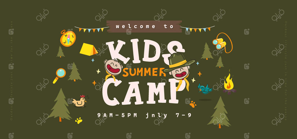 به اردوگاه تابستانی کودکان از ۷ تا ۹ جولای خوش آمدید - پرو وکتور