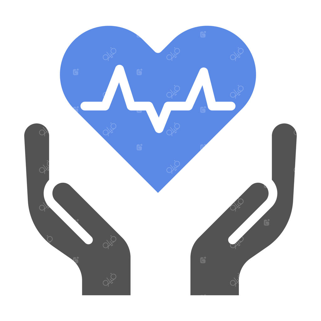 طرح وکتور سلامت و تندرستی به سبک آیکون