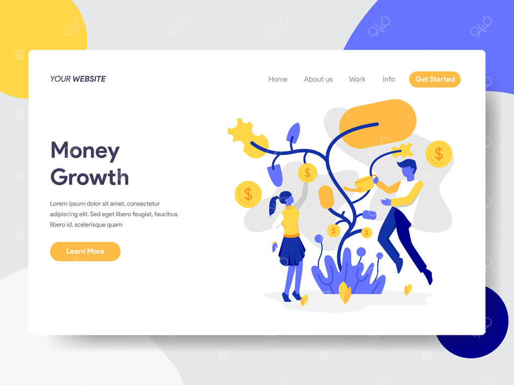 رشد پول درخت برای صفحه وب