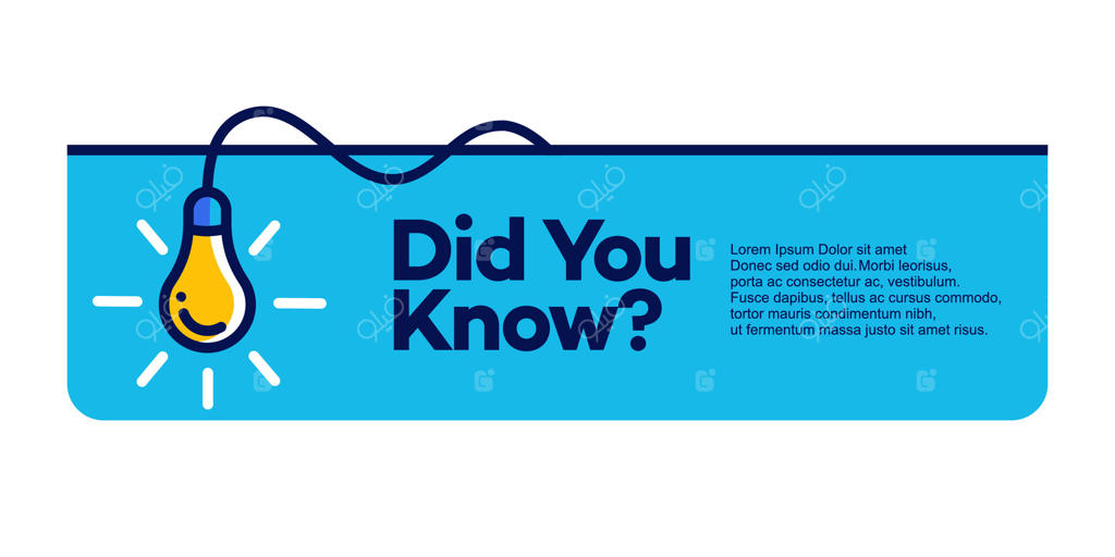 طرح وکتور حباب هندسی «آیا می‌دانستید» با نماد لامپ ایده؛ قالب خام پست شبکه‌های اجتماعی برای درج دانستنی‌ها و نکات جالب