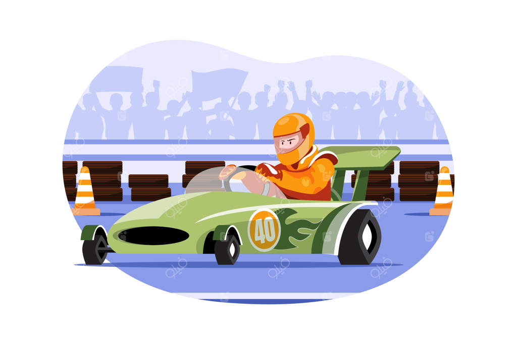 مفهوم طراحی فعالیت‌های ورزشی روی پس‌زمینه سفید