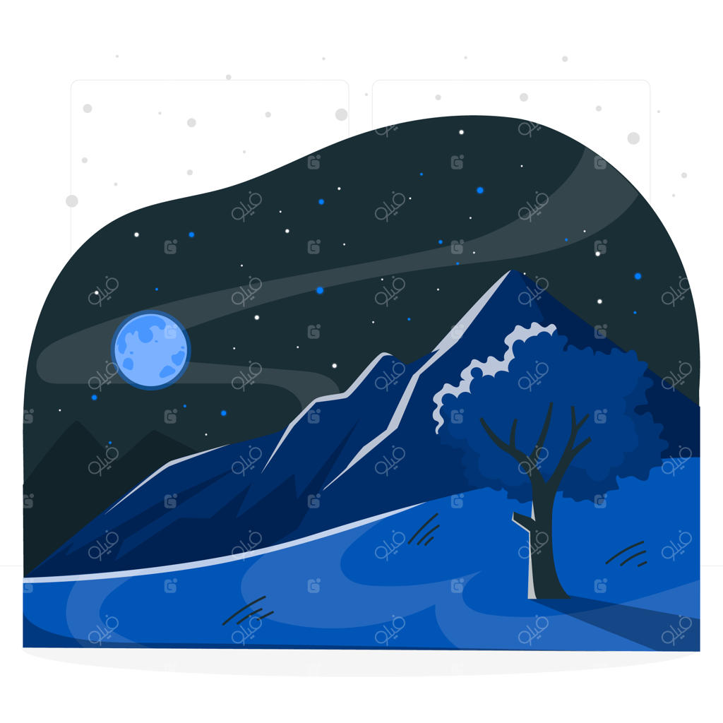 تصویرسازی مفهومی آسمان پرستاره