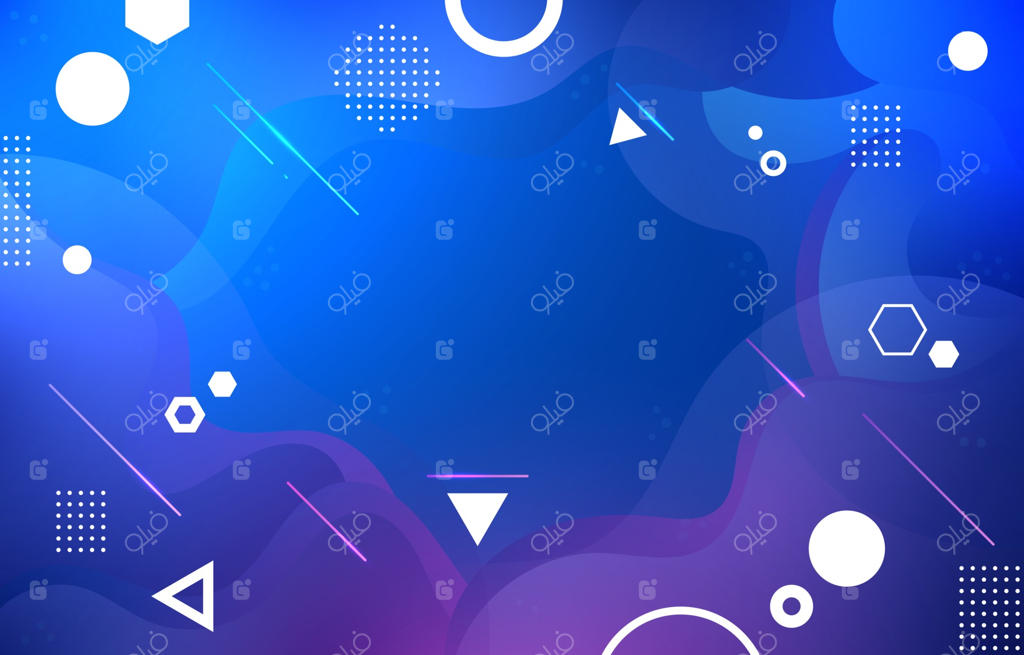 زمینه مدرن با گرادیان آبی