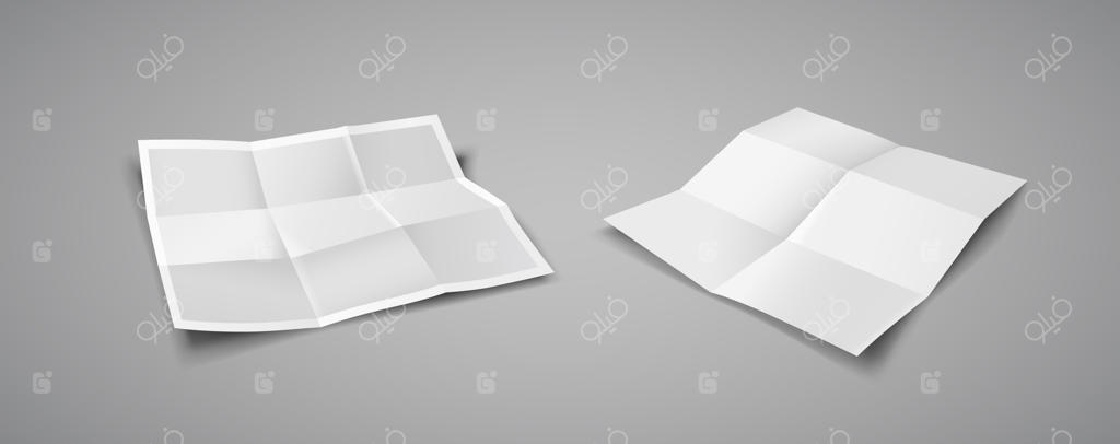 بردهای کاغذی برای پس‌زمینه طراحی مجموعه‌های تجاری - وکتور تصویرسازی