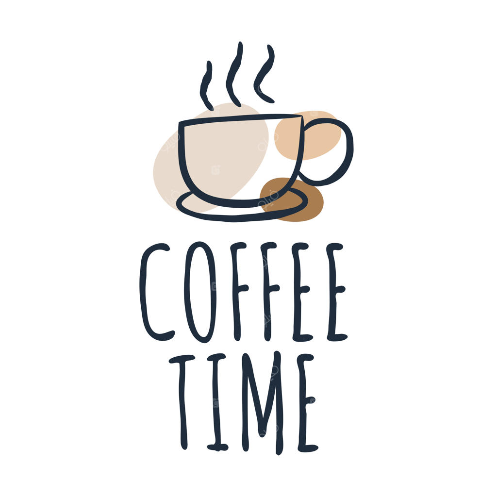 فنجان قهوه و خوشنویسی