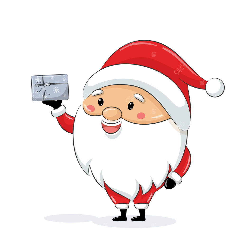 بابا نوئل بامزه با هدیه