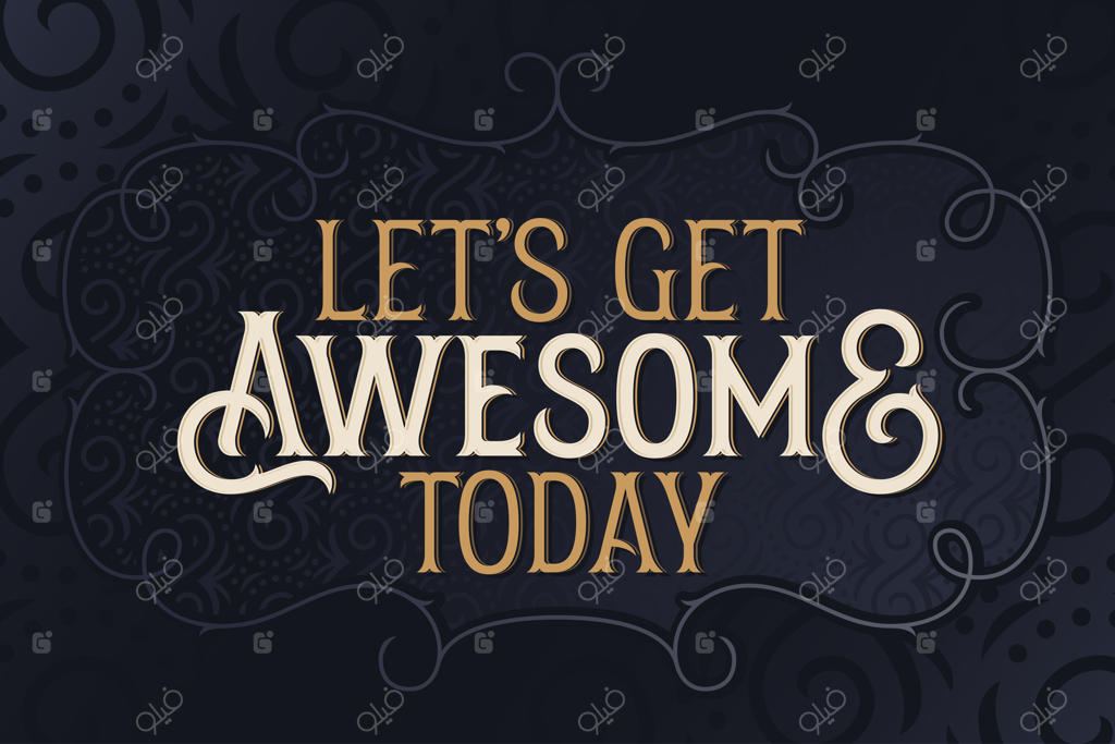 ترکیب حروف زینتی