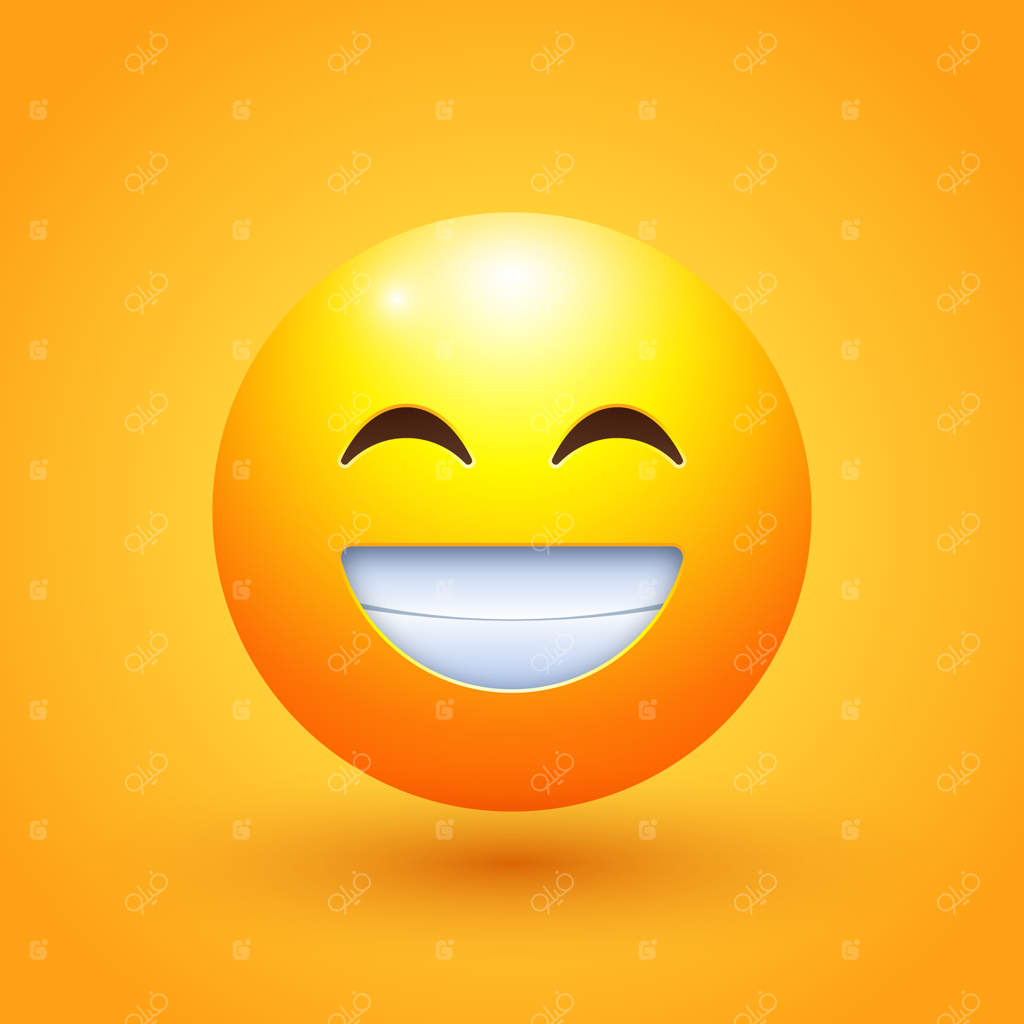 تصویر ایموجی صورت خندان