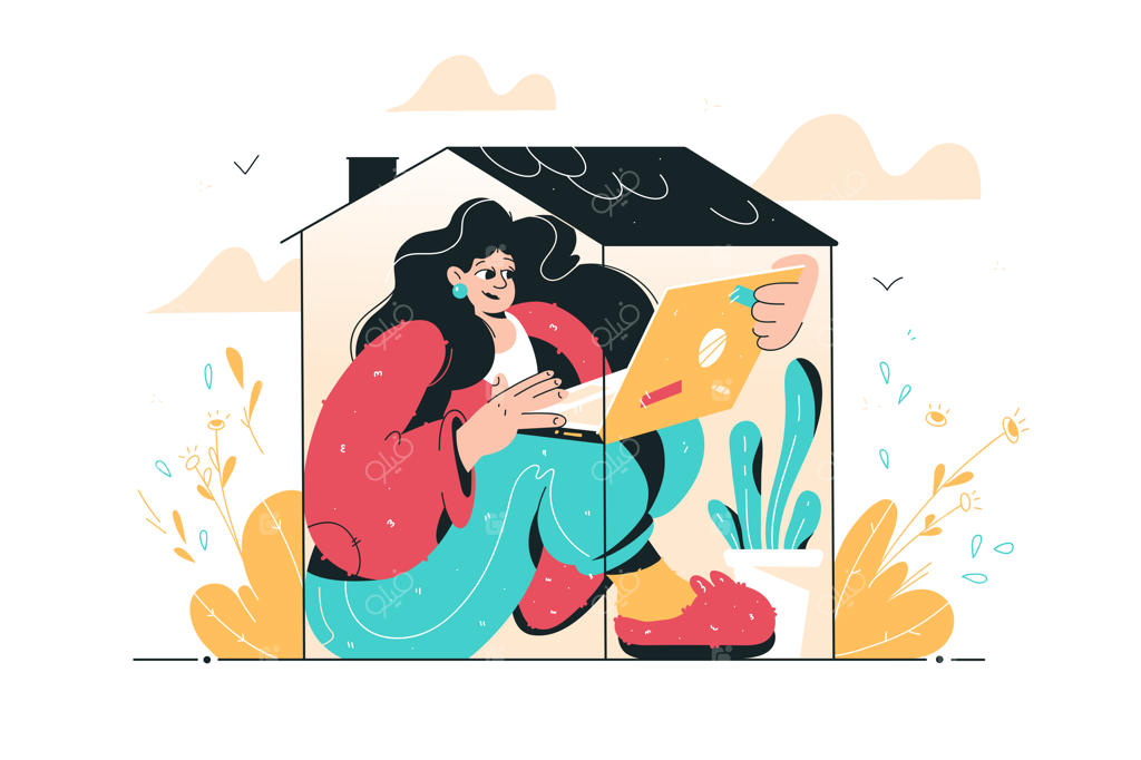 شخصیت فریلنسر: کار از خانه