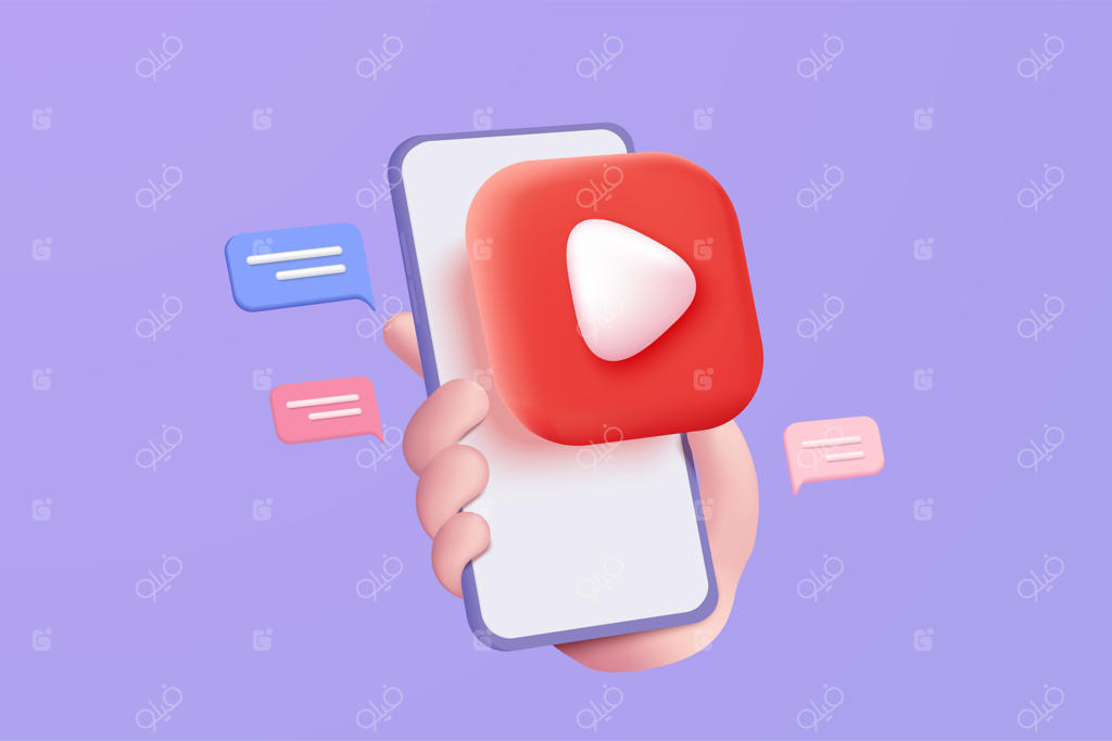 رسانه‌های اجتماعی سه‌بعدی با پخش زنده روی گوشی موبایل: کسب درآمد غیرفعال با ویدئوهای آنلاین - مفهوم سرگرمی موبایل سه‌بعدی!