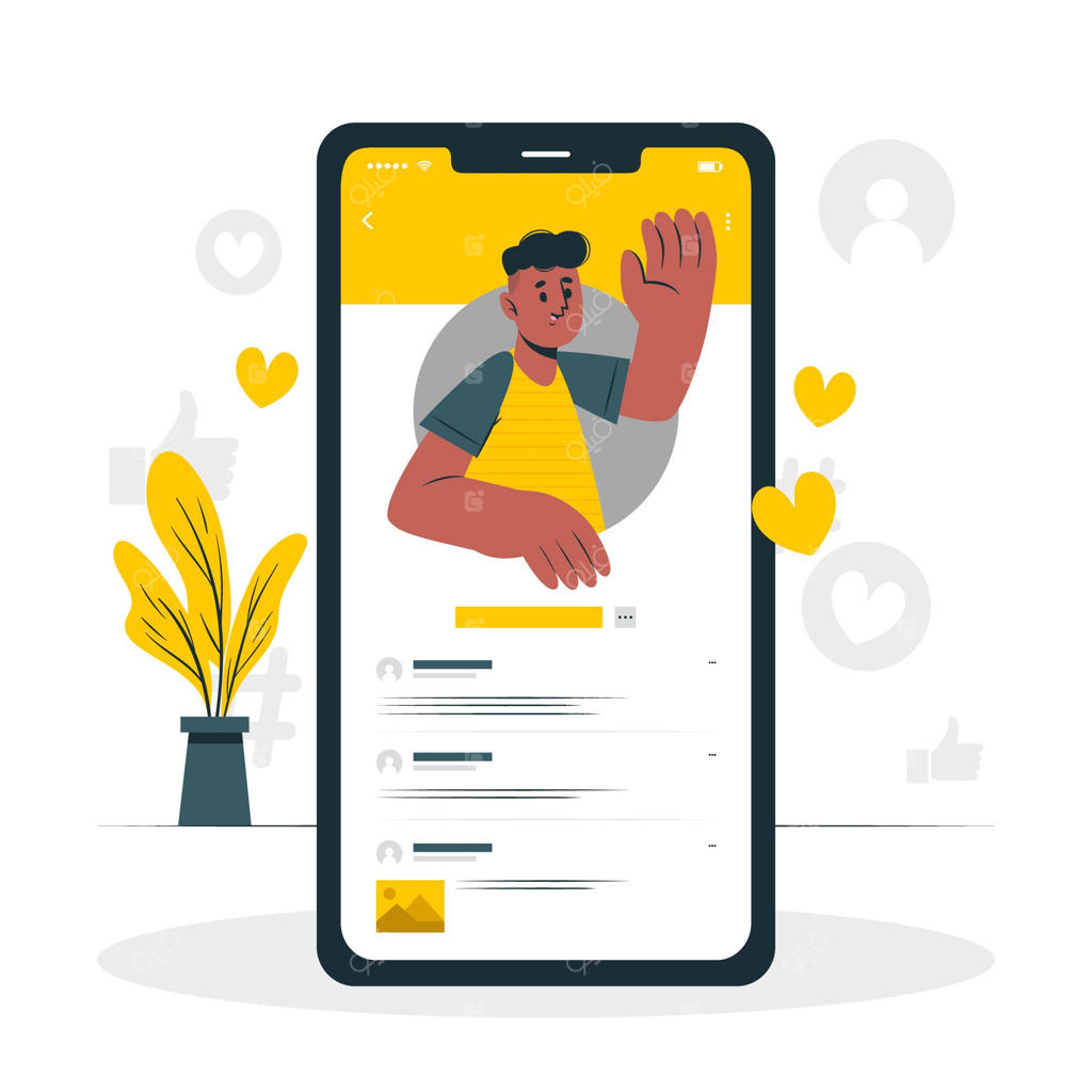 تصویرسازی مفهومی برای عکس پروفایل