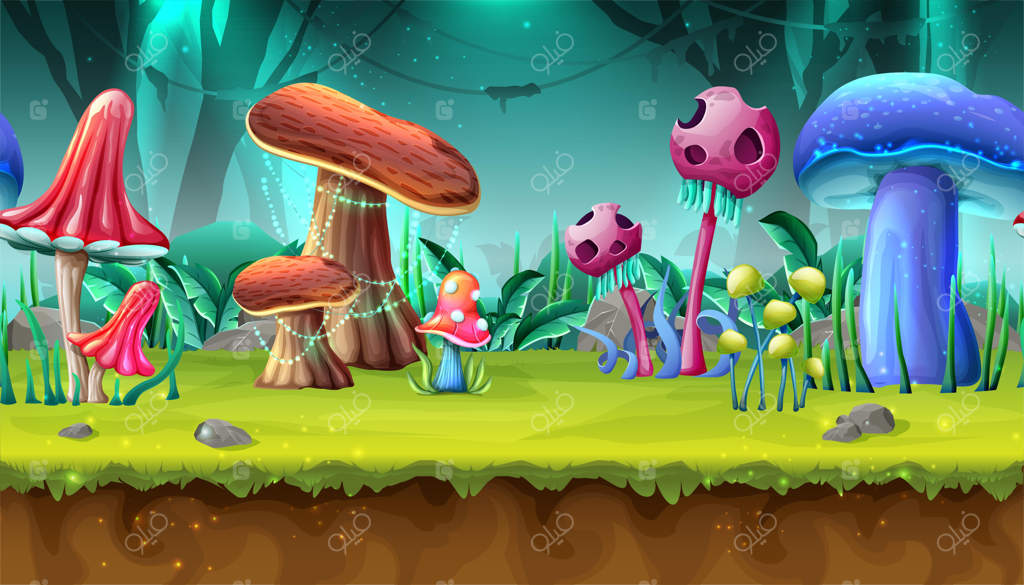 قارچ‌ها در چشم‌انداز جادویی