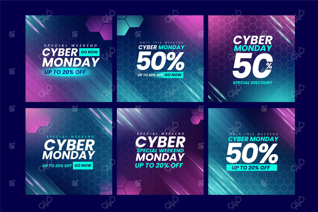 پست‌های اینستاگرام برای سایبر ماندی