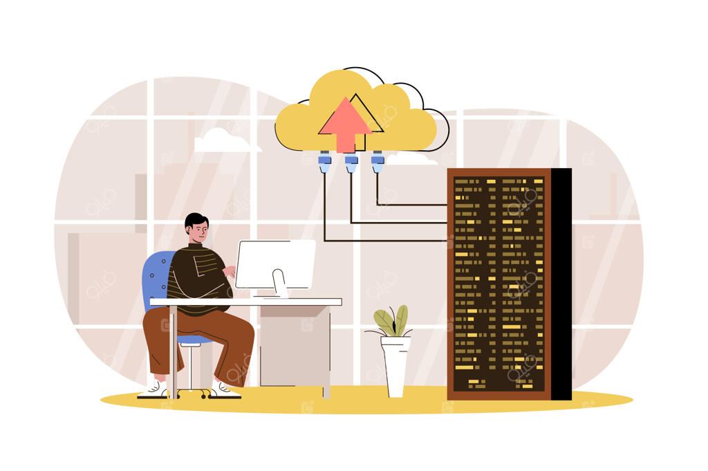 پشتیبانی و نگهداری اتاق سرور و رایانش ابری توسط مهندس مرکز داده