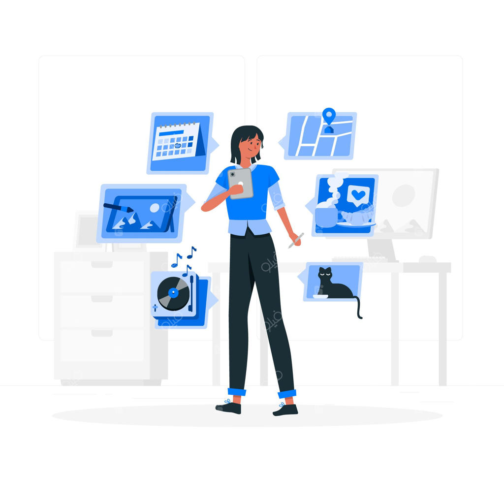 تصویرسازی مفهوم درباره من